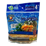 Plantas Artificiales Para Acuario De 10cm Con 6 Piezas Color Azul Sdp100