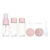 Set De Botellas De Viaje Con Contenedor De Maquillaje, Kit D