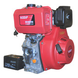 Motor Diesel 10hp, Partida Eléctrica Con Batería Koop