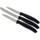 Set De Cuchillos De Verduras Negro Victorinox 6.711.3.3