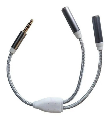 Cable Adaptador Y Para 2 Auriculares Stereo Sin Mic