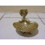 Antiga - Saboneteira De Mesa Em Bronze Da Cobra Naja !!! 