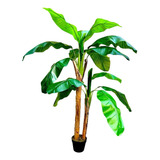 Planta Artificial Banano 160 Cm Luxury 15 Hjs / Arbusto Real