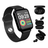 Relogio Smartwatch Masculino+fone De Ouvido Xiaomi Airdots 2