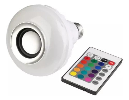 Ampolleta Led Bluetooth Parlante Lámpara Multicolor Fiesta