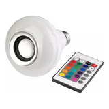 Ampolleta Led Bluetooth Parlante Lámpara Multicolor Fiesta