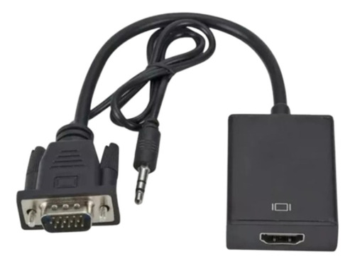 Convertidor De Vga A Hdmi  Con Sonido Activo