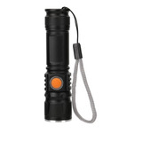 Mini Linterna Led Portatil Recargable Usb Tactico Militar 