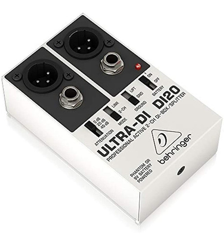 Behringer Ultra-di Di20 Profesional Di-boxsplitter Activo De