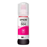 Epson T504 Tinta Botella 70ml Ecotank Magenta