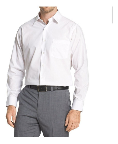 Camisa Blanca Vestir De Hombre Talle Super Especial 50/52/54