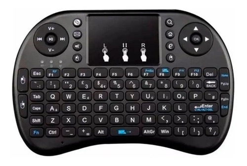 Mini Teclado Inalambrico Touchpad Iluminado Smart Tv Box Pc