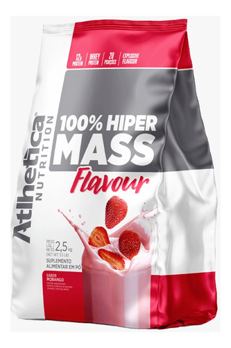100% Hiper Mass Flavour 2,6kg Refil - Atlhetica