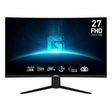 Monitor Gamer Msi 27  G27c3f 1ms 180hz Fhd Curvo Hdmi Negro