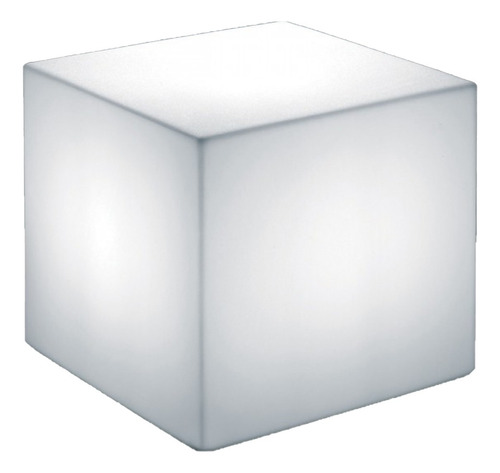 Cubo Asiento Puff Luminoso 45x45 Moliliario Multiuso - 