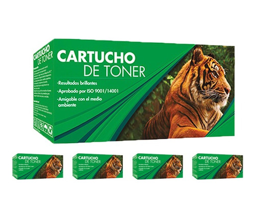 Kit De 5 Cartuchos Tóner Genérico 78a Ce278a P1606dn M1536dn