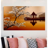 Cuadros Modernos Paisajes Buda Feng Shui Zen Oriental 40x60