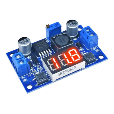 Step Down Dc-dc 1,25-37v 3a Lm2596 Voltimetro Con Pantalla | Envío gratis
