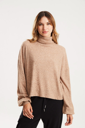 Sweater Polera  Morley Fino Butter Toffee Koxis Mujer