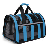 Bolsa Transporte Mascotas Dimensiones L48x27x27 Malla Grande