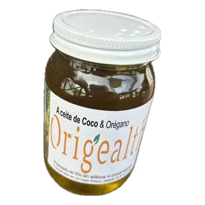 Aceite Coco Orégano Origealth 235 Ml Botella Vidrio. | Meses sin interés