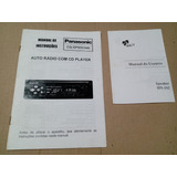 Manual Instruções Panasonic A. Rádio Cd Player Cq-dp930/940