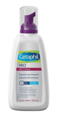 Espuma De Limpeza Cetaphil Dermacontrol 236ml