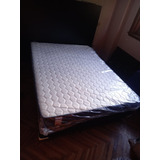 Colchon Suavestar 140x190cm 21/2 Plazas Con Sommier Ecocuero