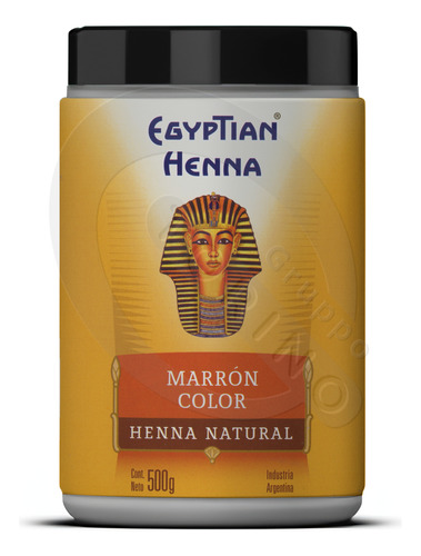 Egyptian Henna X 500 Gr Tono Marrón