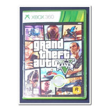 Grand Theft Auto Five V, Juego Xbox 360 Físico Con Mapa