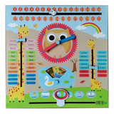 Reloj Calendario Didáctico Montessori Juego Bilingüe Animado