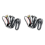 2 Cables De Cableado Para Luces Antiniebla Led Para Motocicl