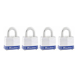 Candados Laminados Master Lock 4 Pz 3008espdhc