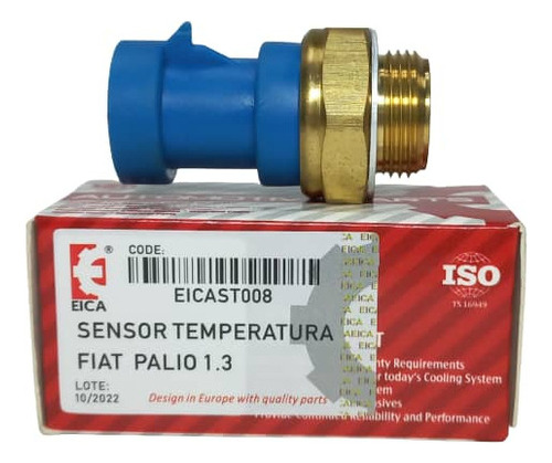Valvula Temperatura Radiador Fiat Palio 1.3 1.6 Azul 3 Pines Foto 2