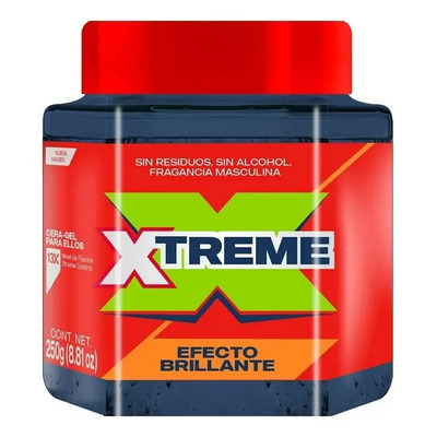 2 Pza Cera Gel Para Cabello Xtreme Efecto Brillante 250 G | Envío gratis