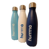 Botella Térmica Deportiva Acero Inoxidable Humma Flask 500ml Color Celeste