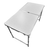 Mesa Plegable Aluminio Camping 60x120cm