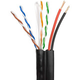 Saxxon Cable Utp Cat5e 305m Negro Ext + Cable Duplex Cctv