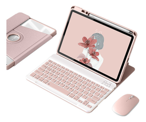 Funda Teclado Mouse Para Xiaomi Pad 6 11'' Giratorio 360°