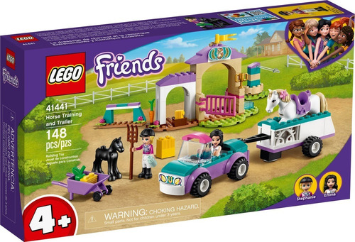 Lego 41441 Friends Entrenamiento Y Remolque Ecuestre 148 Pza Cantidad De Piezas 148