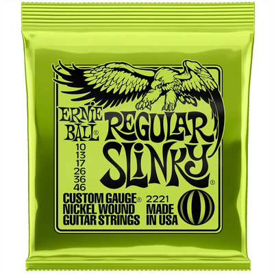Cuerdas Guitarra Electrica Ernie Ball Regular Slinky 10-46 | MercadoLibre