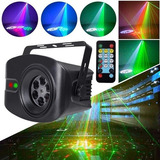 Proyector Holográfico Laser Party Dj Rgb Led Sensor Rítmico