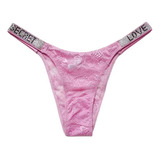 Bragas De Encaje Sexy For Mujer De 4 Piezas Bragas, Tangas