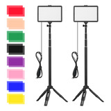 Lámpara De Fotografía * Filtros Led Kit De Luz Usb 2 Colores