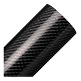 Adesivo Fibra Carbono Preto 4d Envelopamento - 1,50m X 20cm