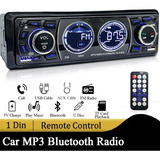 Radio De Coche, Reproductor Mp3 Estéreo, 1 Din, Bluetooth, R