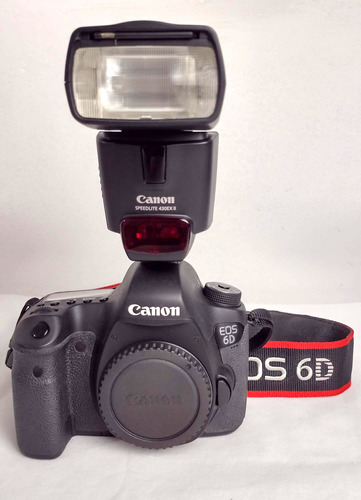  Câmera Canon 6d, Full Frame Só 12k + Flash Canon