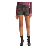 Shorts Mujer High Rise Negro Levis