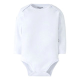 Body Hering Kids Bebê Menino Manga Longa Branco