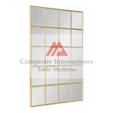 Espejo Ventana Rectangular Hierro 100 Cm X 200 Cm Fabuloso!!